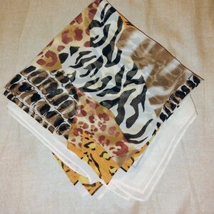 Animal Print Scarf with Bold Patterns